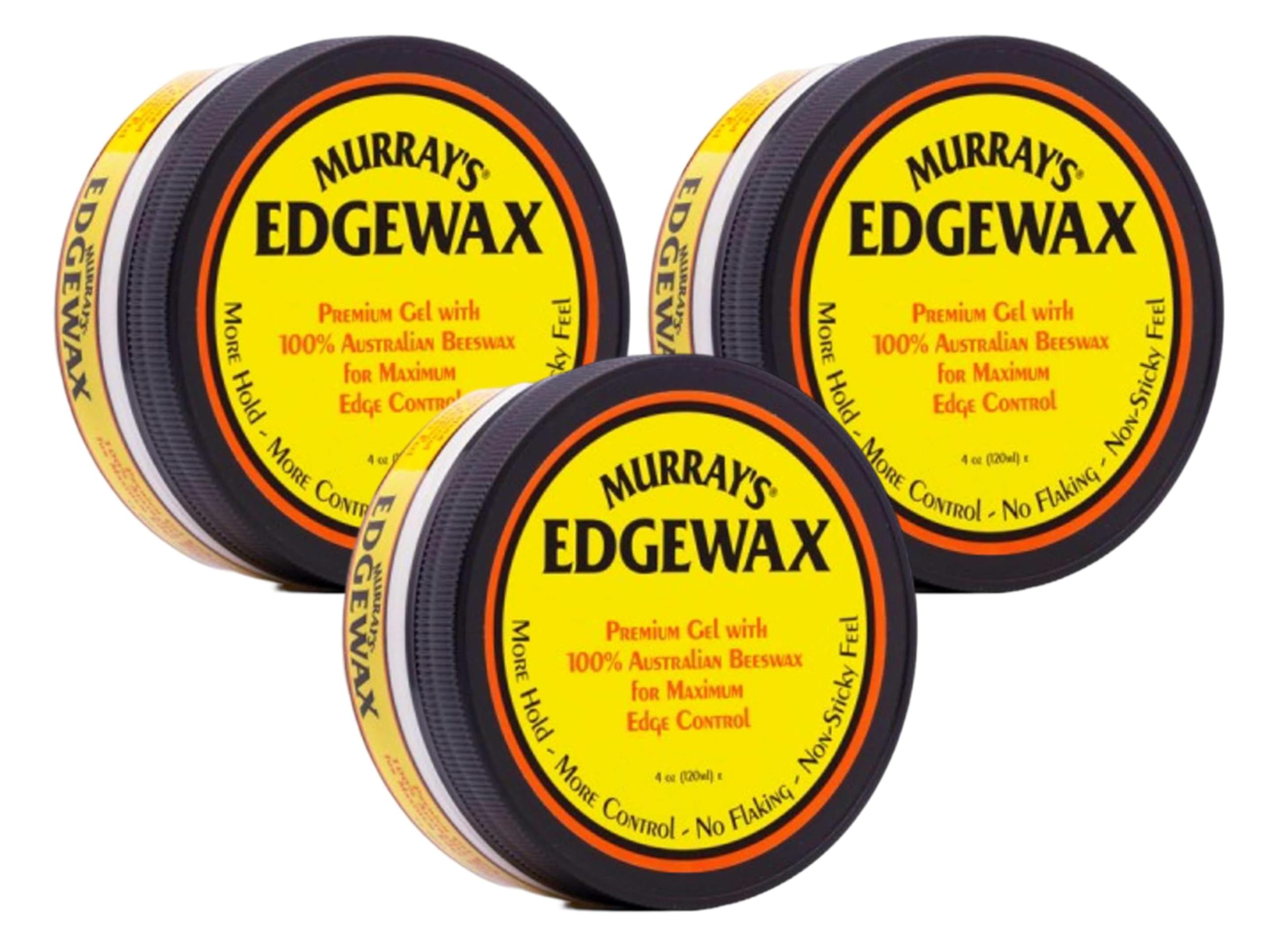 Murrays Edgewax 100% Australian Beeswax, 3 pack