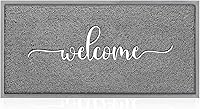 Vista 12 de AAZZKANG Tapete de bienvenida antideslizante para exteriores, atrapa rápidamente la suciedad, fácil de limpiar, para puerta delantera, interiores