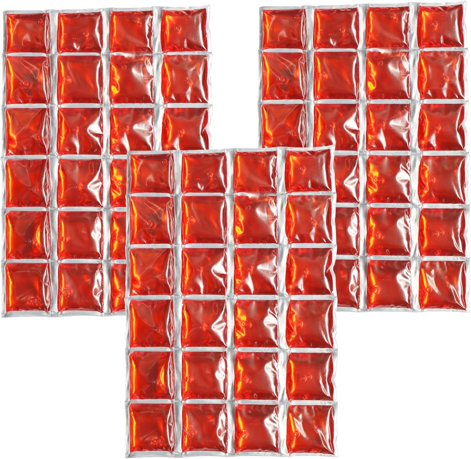 ICY-COOLS Reusable Ice Packs for Coolers - Flexible Ice Sheets, Flat and Long-Lasting for Camping or Lunch Boxes, 10x15 & 8x12, 1 or 3 Pack