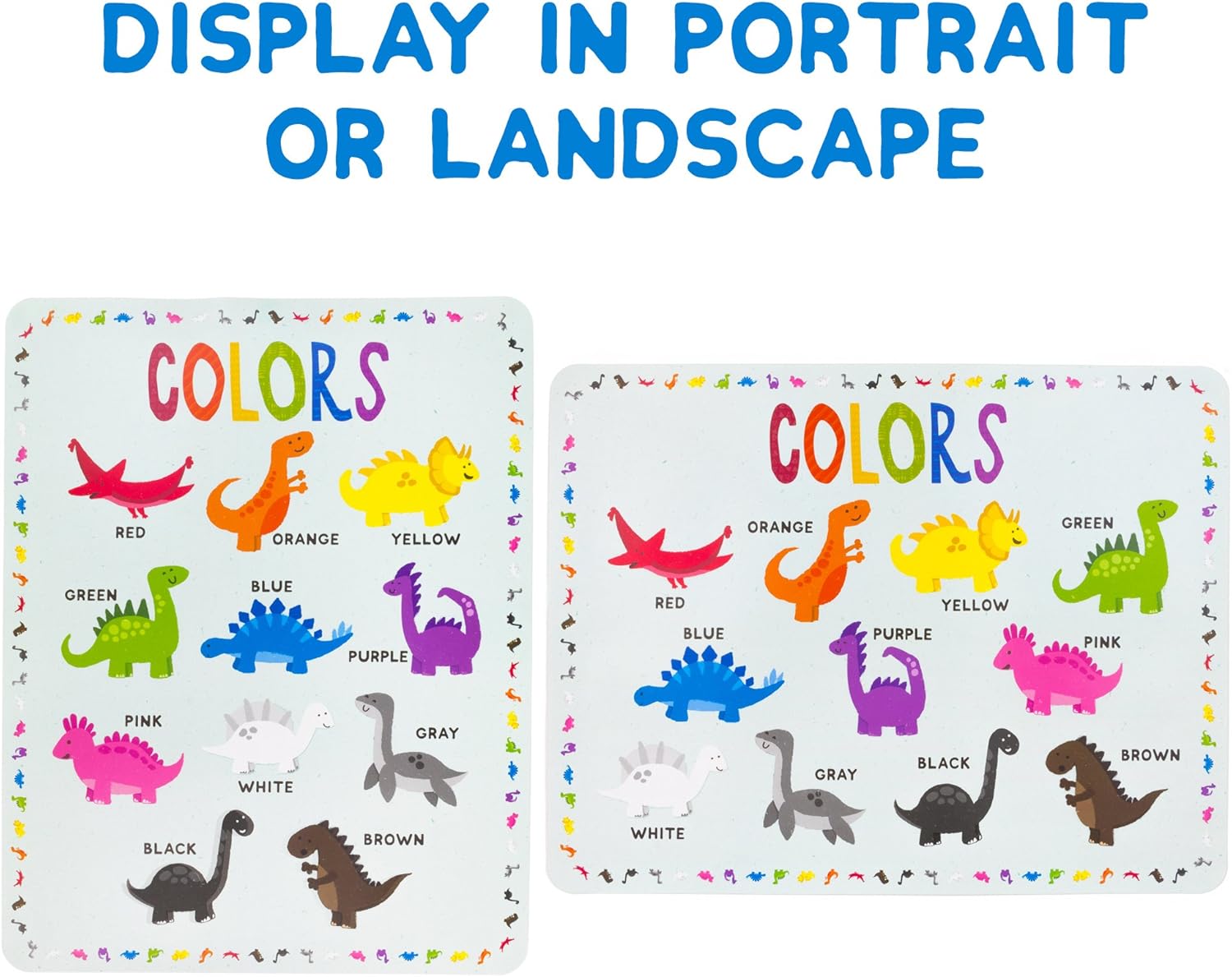 Exclusive Discount 🔥 8-Pack Reversible Classroom Wall Posters 22 x 17 - Learn The Alphabet, Colors, Days, Months, Numbers, Shapes, & USA Map - Educational Posters by Pint-Size Scholars Top Brands 8-Pack Reversible Classroom Wall Posters 22 x 17 - Learn The Alphabet, Colors, Days, Months, Numbers, Shapes, & USA Map - Educational Posters by Pint-Size Scholars