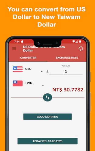 US Dollar to New Taiwan Dollar To see the Exchange rate on your Phone and Tablet