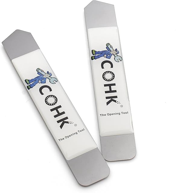 COHK Metal Spudger Repair Opening Pry Tool for Apple iPod, iPhone and iPad and Other Devices (2-Pieces)