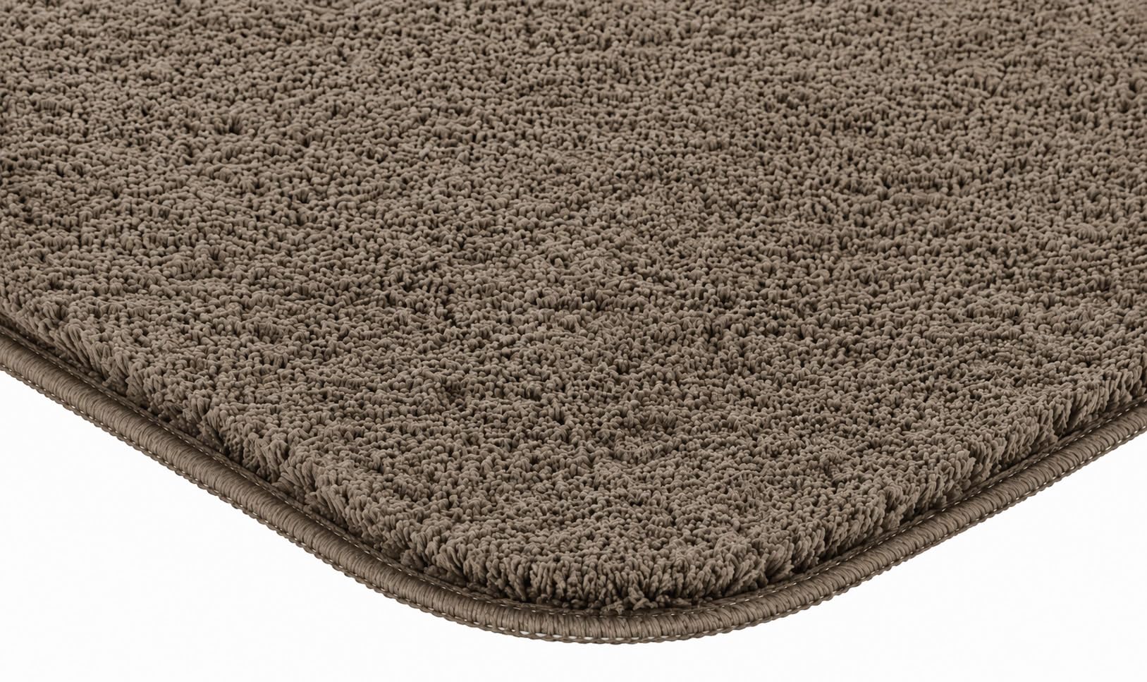 Brandsseller dywaniki łazienkowe, zestaw 2-częściowy, składa się z dywanika łazienkowego: ok. 50/80 cm i dywanika do WC ok. 45/50 cm, kolor taupe