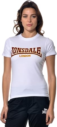 Lonsdale Damen T-Shirt Classic, Colorwhite;GroeXL