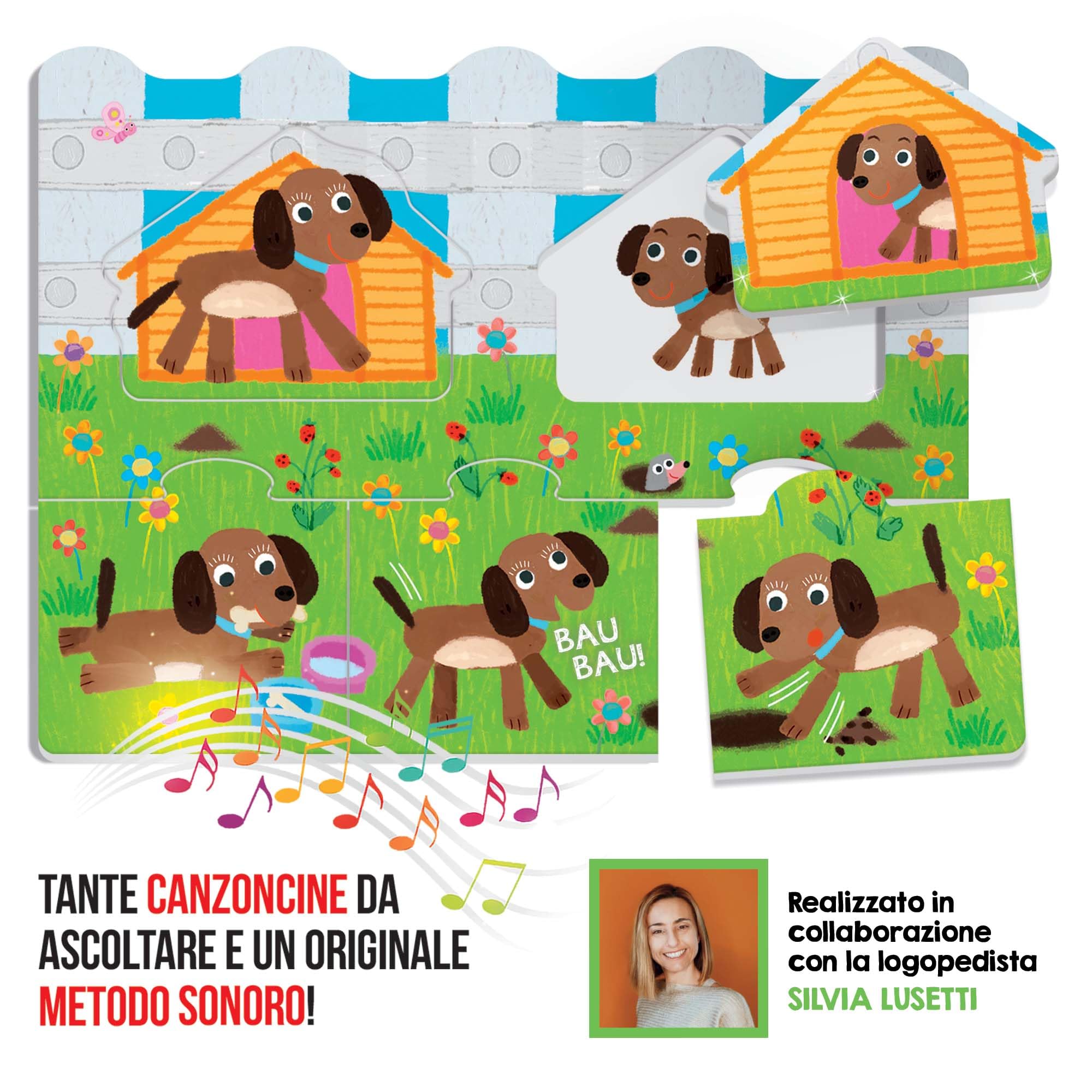 HEADU - Chi Cosa Dove - Giochiamo a Parlare Con Gli Animali! | Giochi Educativi 2 3 4 5 Anni, Sviluppo Linguaggio Bambini, Gioco Didattico, Giochi da Tavolo Bambini, Regalo Bambina, Regalo Bambino