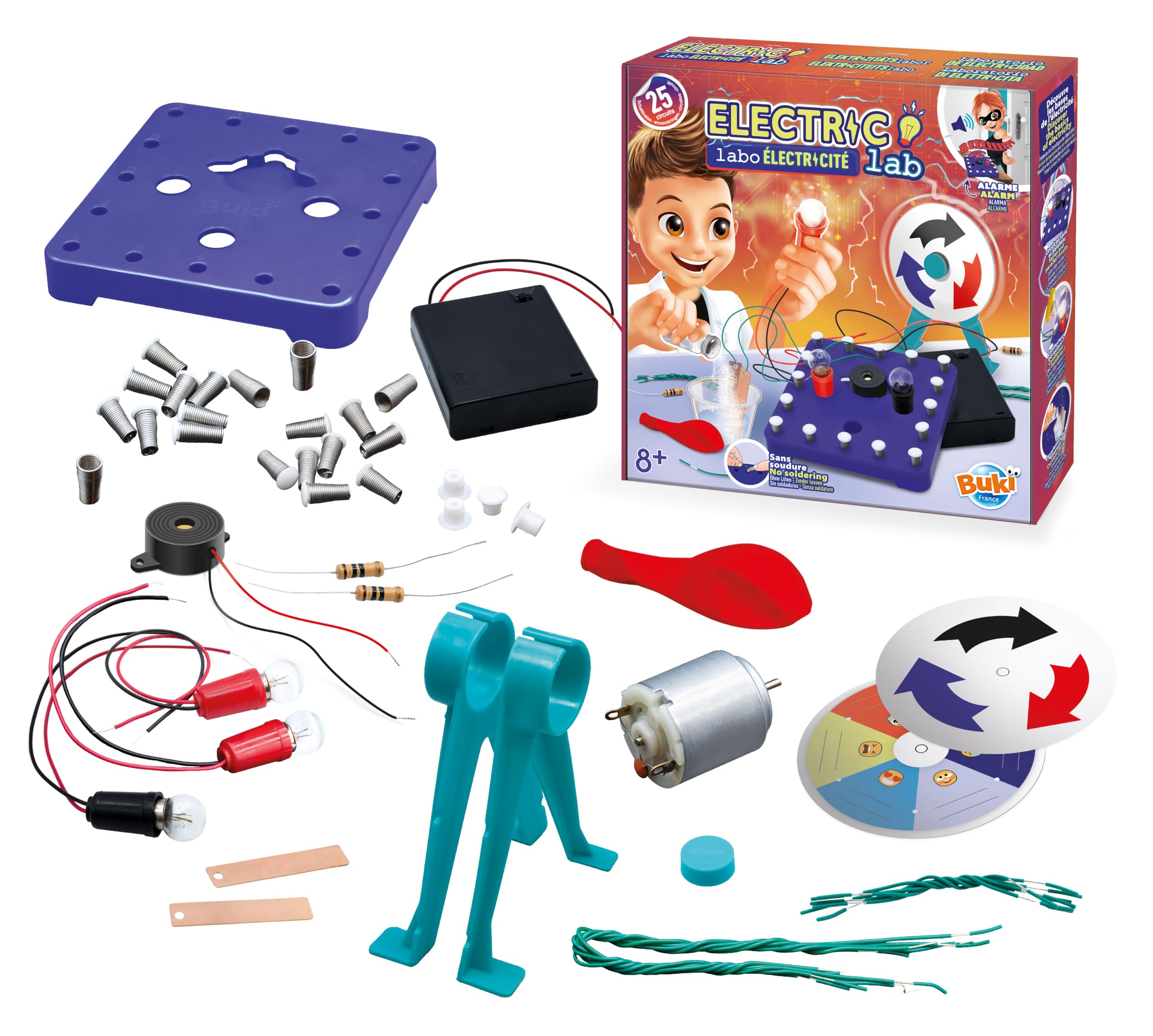 Buki - 2172 - Labo electricité, Multicouleur
