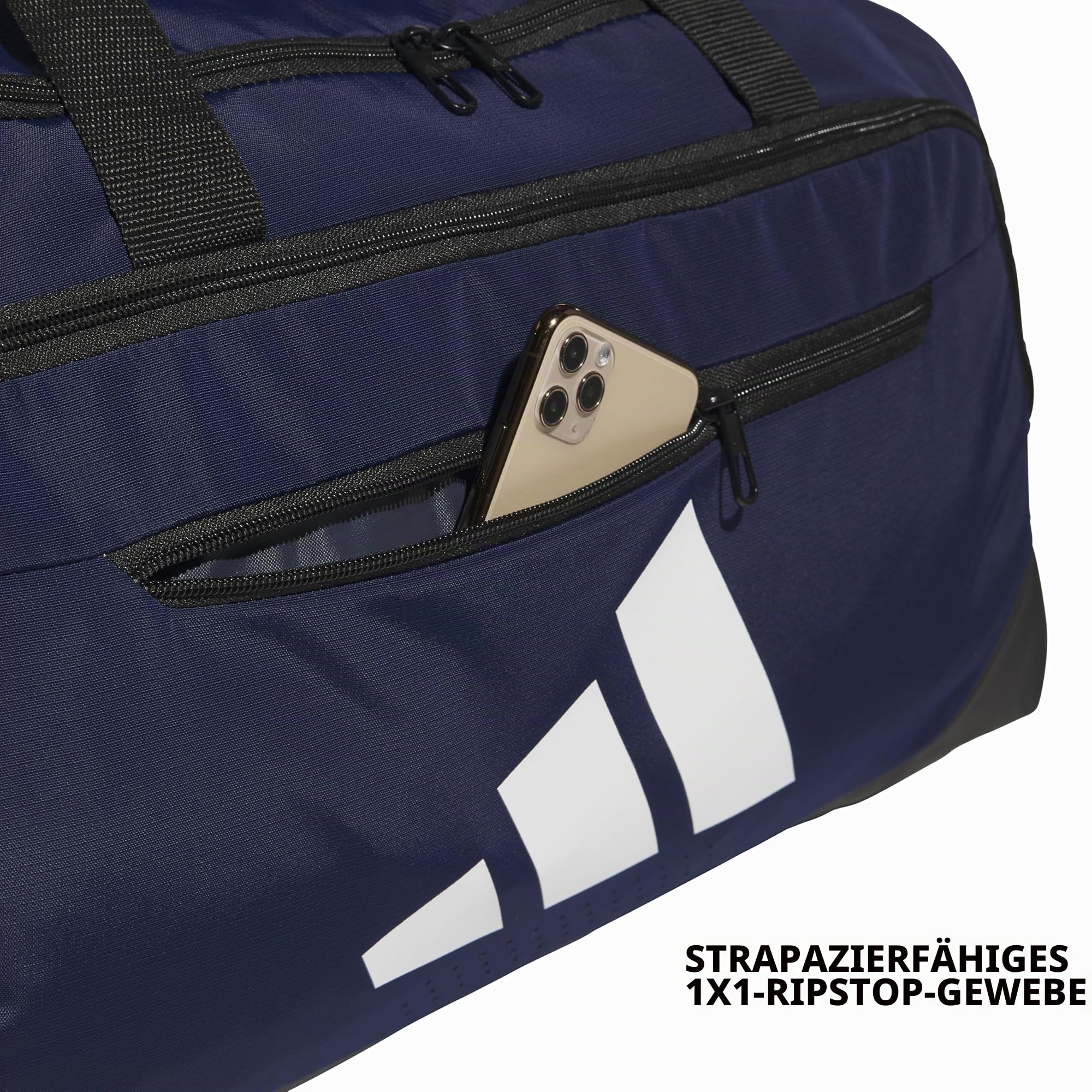 adidas Defender 5 Große Seesack (100 l), Team Navy Blue 2, Medium (59L), Defender 5.0 Seesack, strapazierfähige Reisetasche, Sporttasche, für Damen und Herren