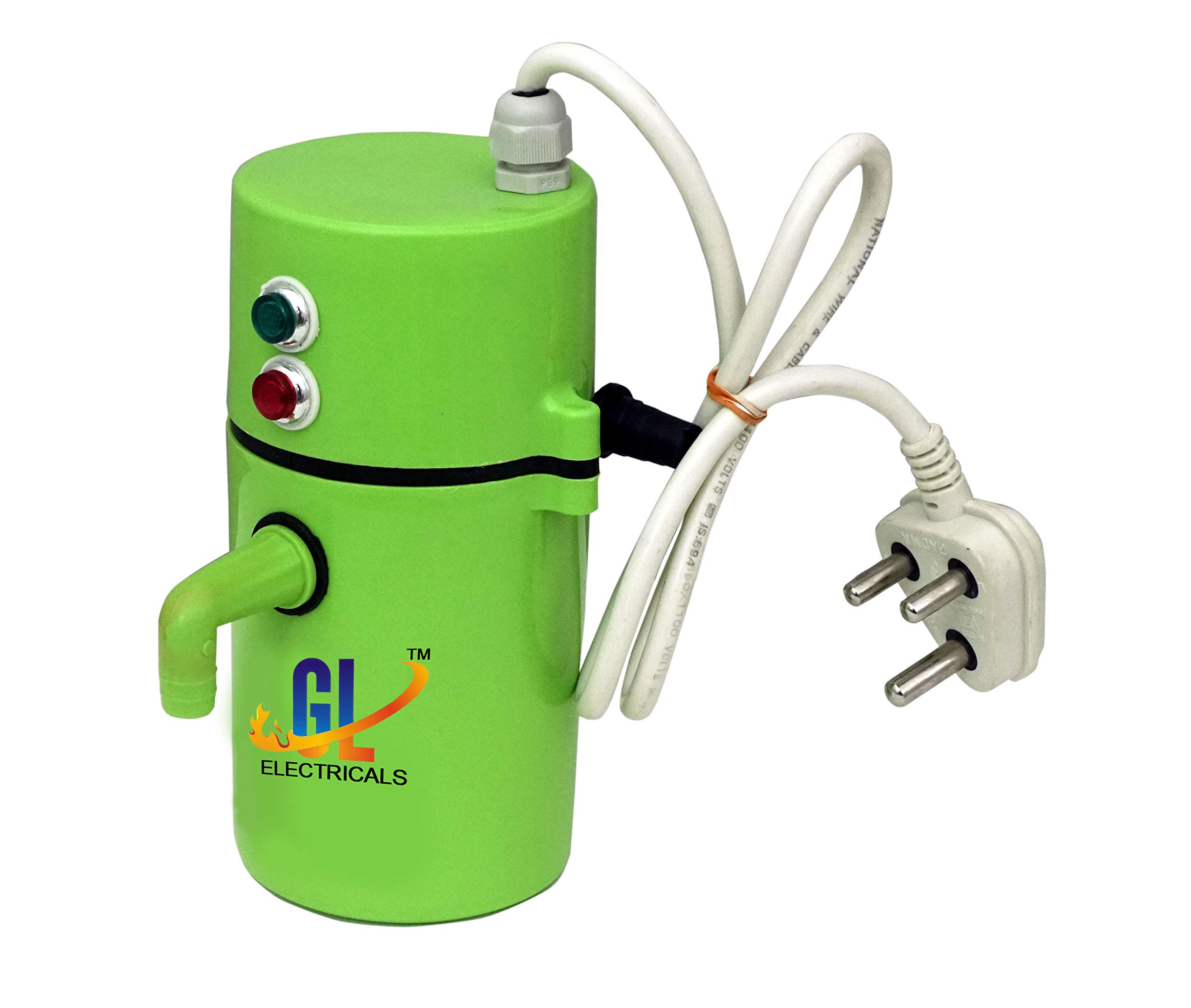 Buy GL ELECTRICALS 1 L Instant Water Geyser Portable With Theeta Element  Auto Cutoff, Shock Proof u0026 Electric Saving- Green Online at Low Prices in  India - Amazon.in