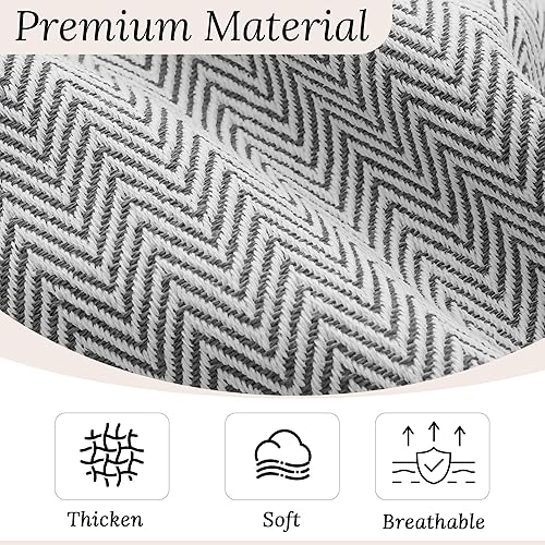 Miniatura 3 de HDCAXKJ Fundas de sofá modulares en forma de L, funda de sofá esquinera de tela jacquard tejida en forma de U con borlas, suave, lavable,