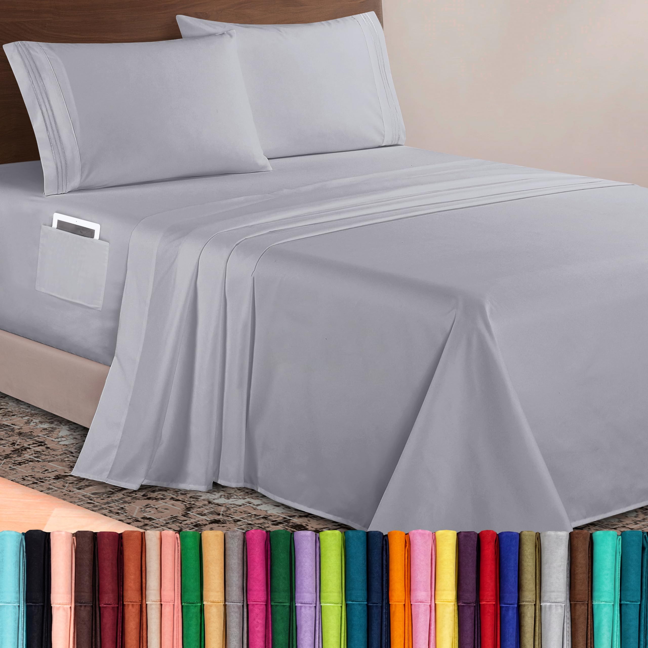 Elegant Comfort 1500 California King Sheets
