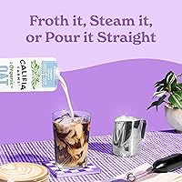 Vista 5 de Califia Farms - Mezcla de Avena Orgánica Barista, 32 oz (Paquete de 6), Estable en Estantería, Sin Lácteos, A Base de Plantas, Vegano, Sin OGM