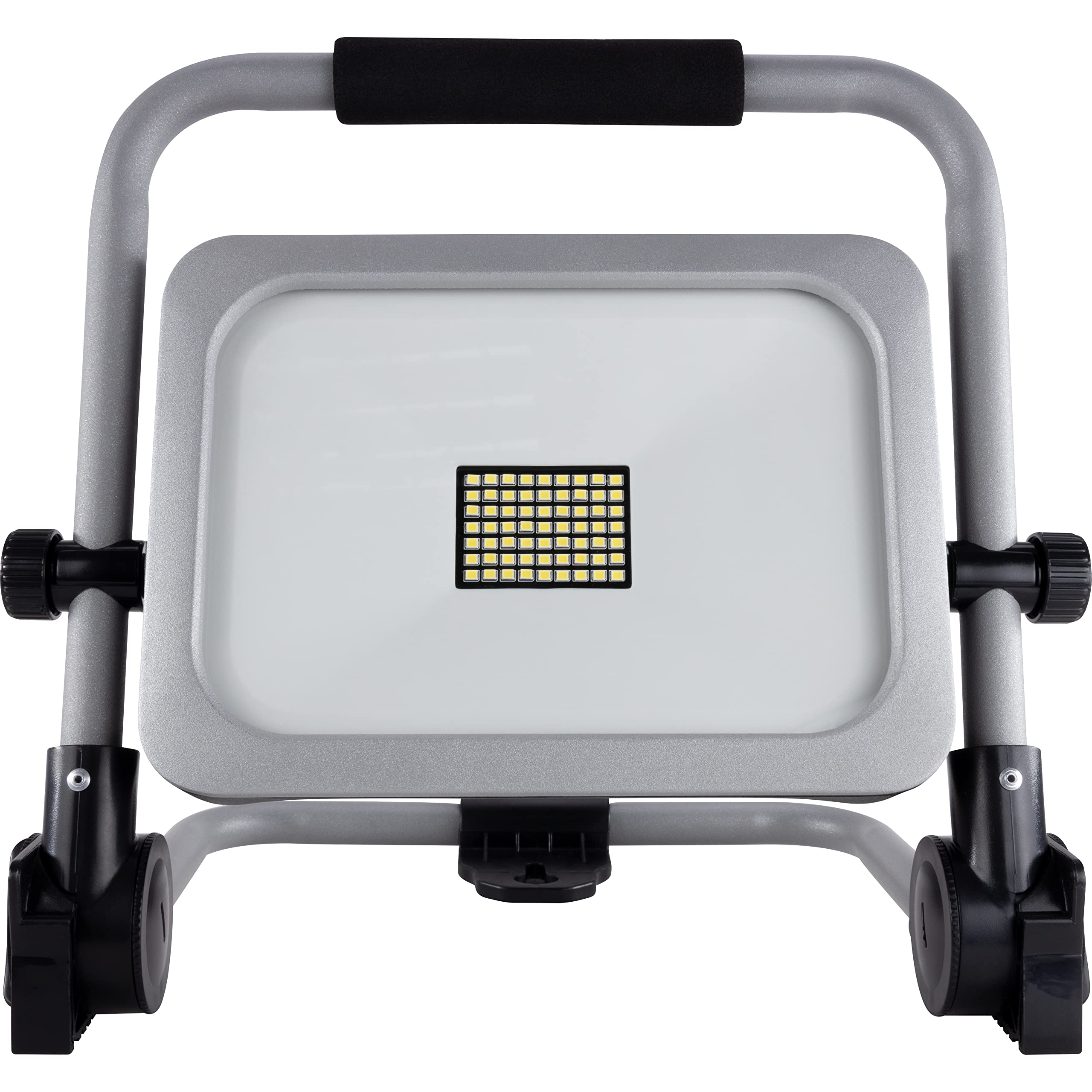 REV 2620013010 BRIGHT, lampa robocza LED z akumulatorem, 30 W, 3000 lm, IP54, srebrno-czarna