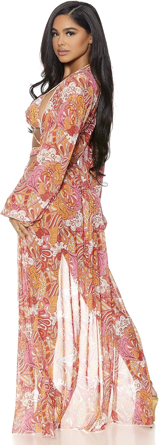 Forplay Women's All Covered Mesh Kimono