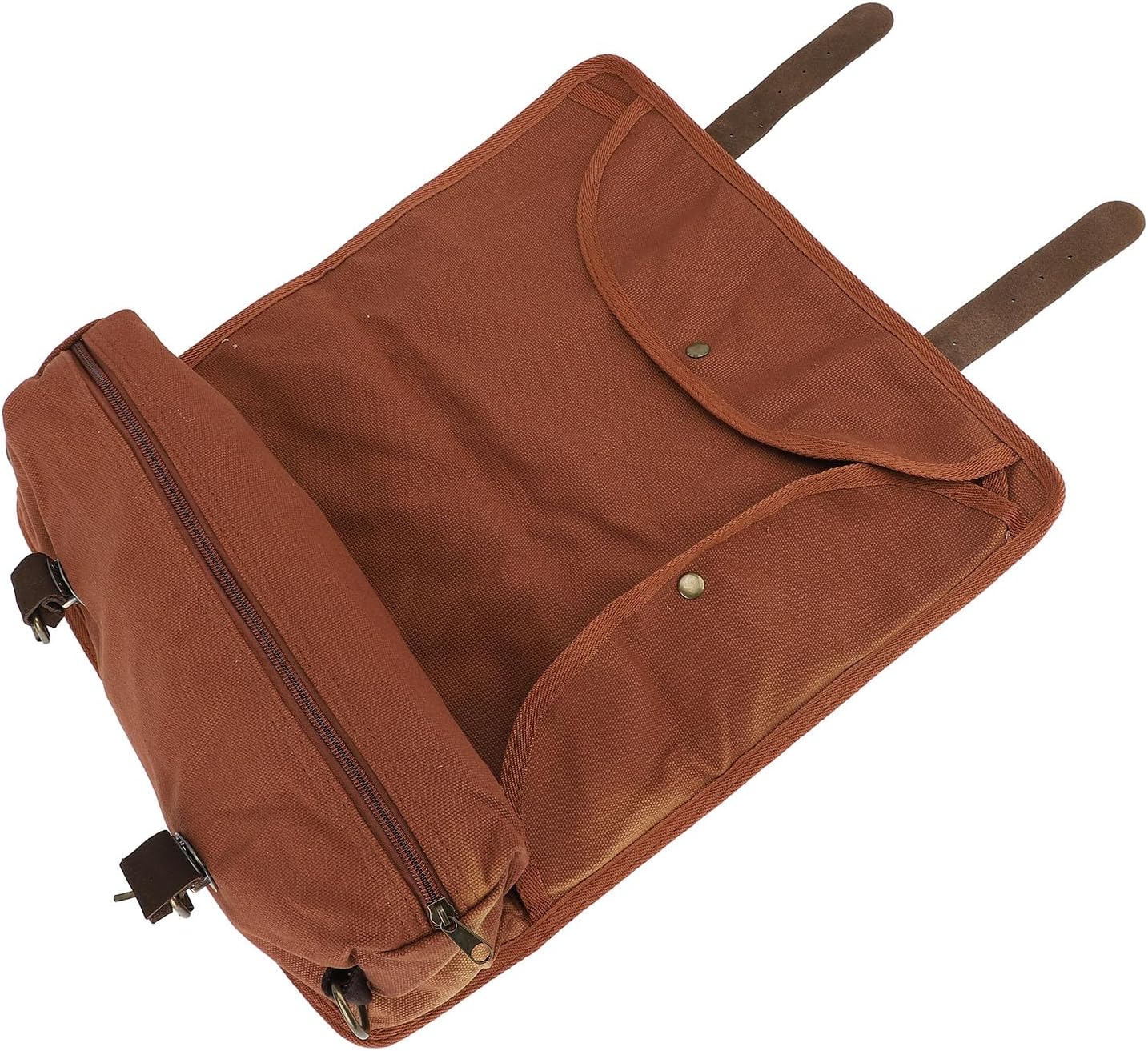Bartender Tool Bag Leather Roll Bag with Shoulder Strap Portable Barware Set for Storage, Travelling, Camping, Picnic Parties, Cocktail Making