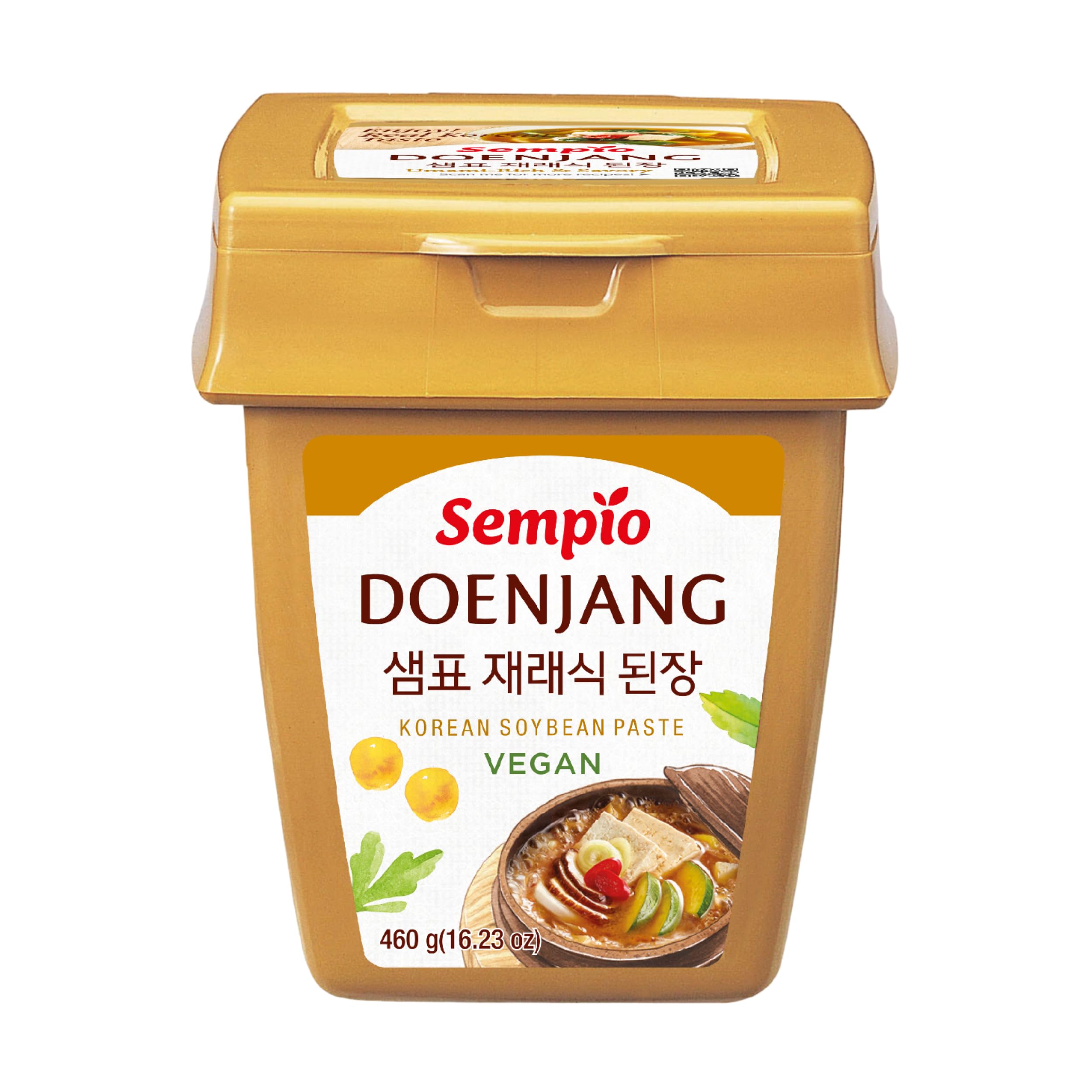 Pasta de soja coreana "Doenjang" de Sempio - Vegana, pasta de miso tradicional 460gr