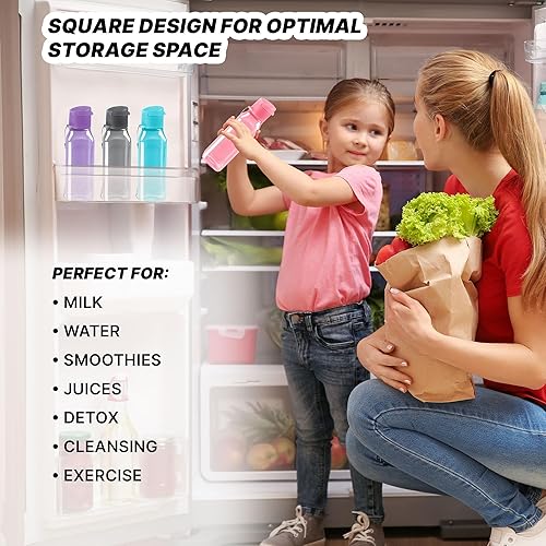 Miniatura 2 de MILTON Botella de agua de viaje, 1 botella deportiva reutilizable con tapa de cierre fácil de abrir y cuello a prueba de fugas, botellas de agua de