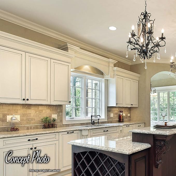 Estante para vino American Pro Décor para 28 botellas, madera cerezo miniatura 2