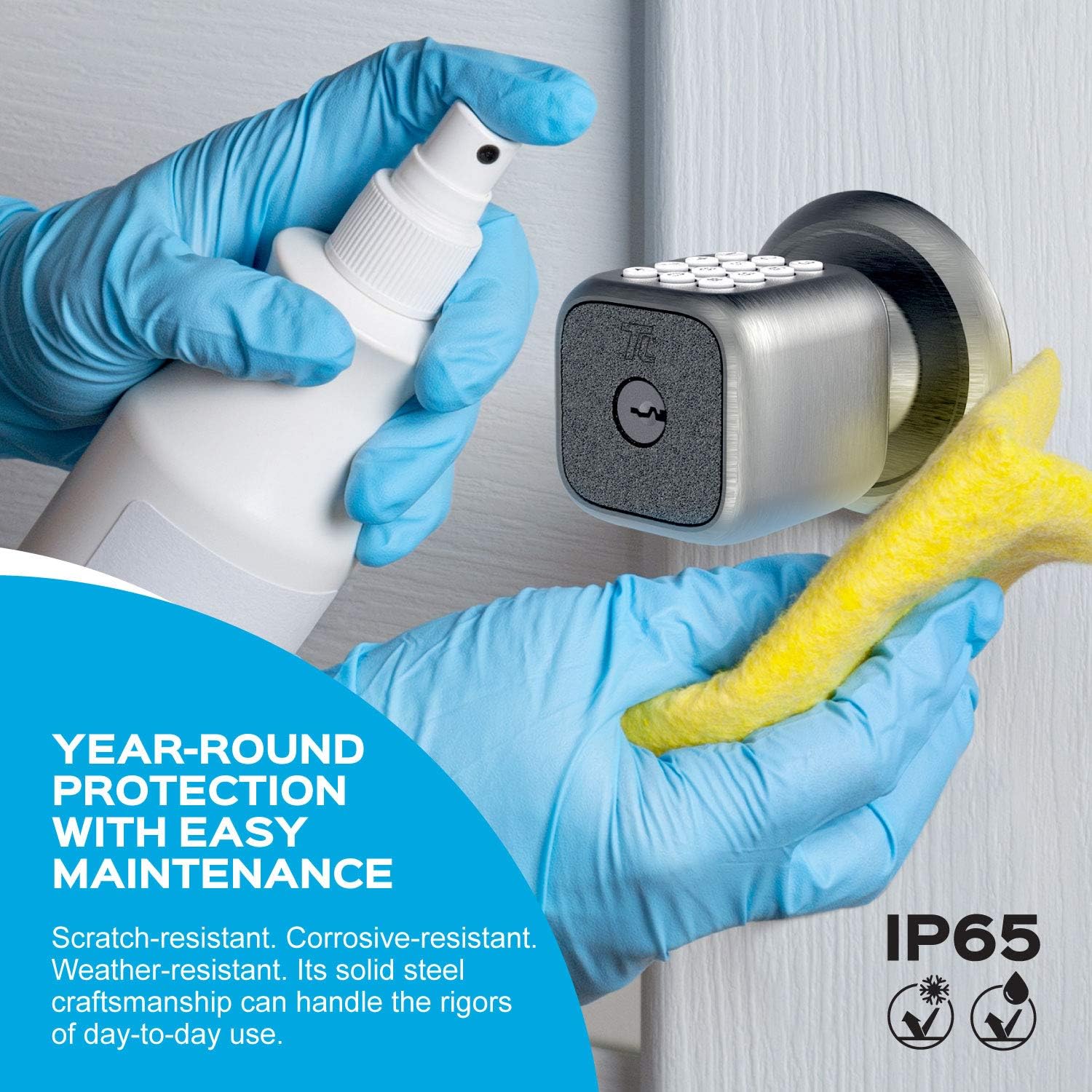 Exсluѕіvе Dіѕсоunt 90% Prісе TURBOLOCK TL-111 Digital Door Lock with Keypad, Door Knob-Style for Keyless Entry | Digital Security w/ Passcode Disguise, Backup Keys & Emergency Power Port (Bronze with Bluetooth (2 Pack)) Blасk Frіdау - 50% оƒƒ TURBOLOCK TL-111 Digital Door Lock with Keypad, Door Knob-Style for Keyless Entry | Digital Security w/ Passcode Disguise, Backup Keys & Emergency Power Port (Bronze with Bluetooth (2 Pack))