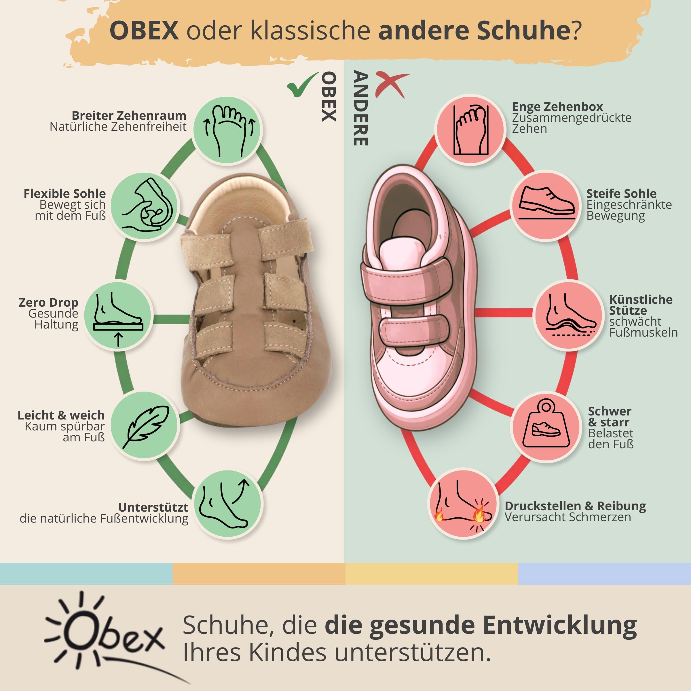 Obex barefoot kapcie dzieciece elastyczna podeszwa idealne do domu i przedszkola