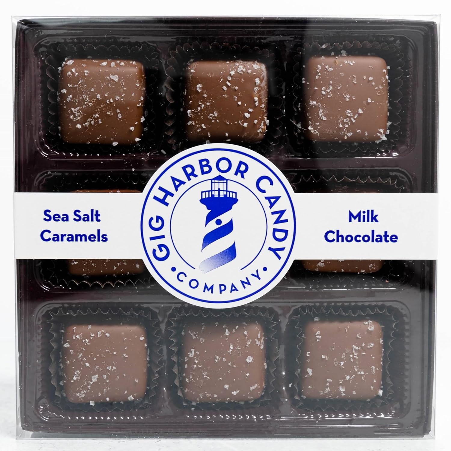 Gig Harbor Candy Company Milk Chocolate Sea Salt Caramels