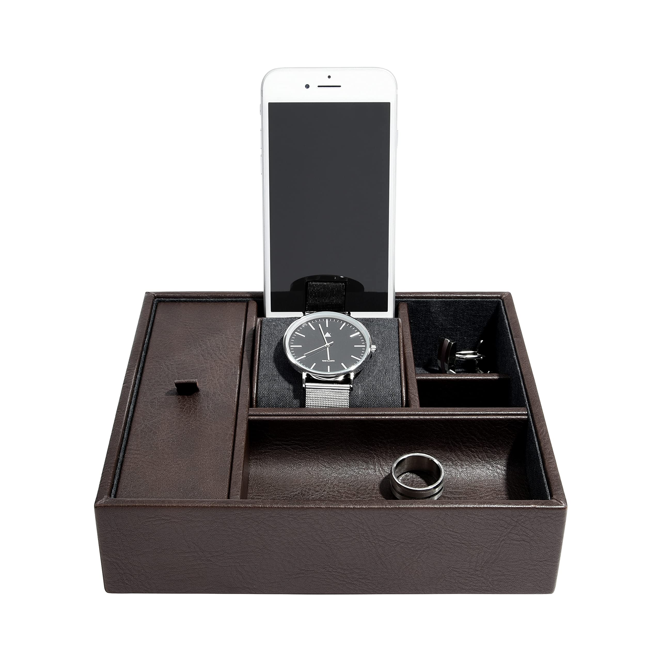 Stackers Mens Brown Large Tech Hub