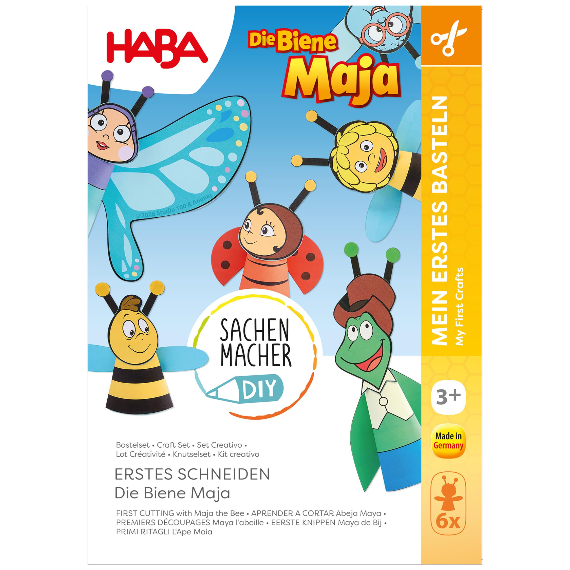 HABA Craft Set First Cutting - Maya the Bee Paper Creative Set from 3 Years