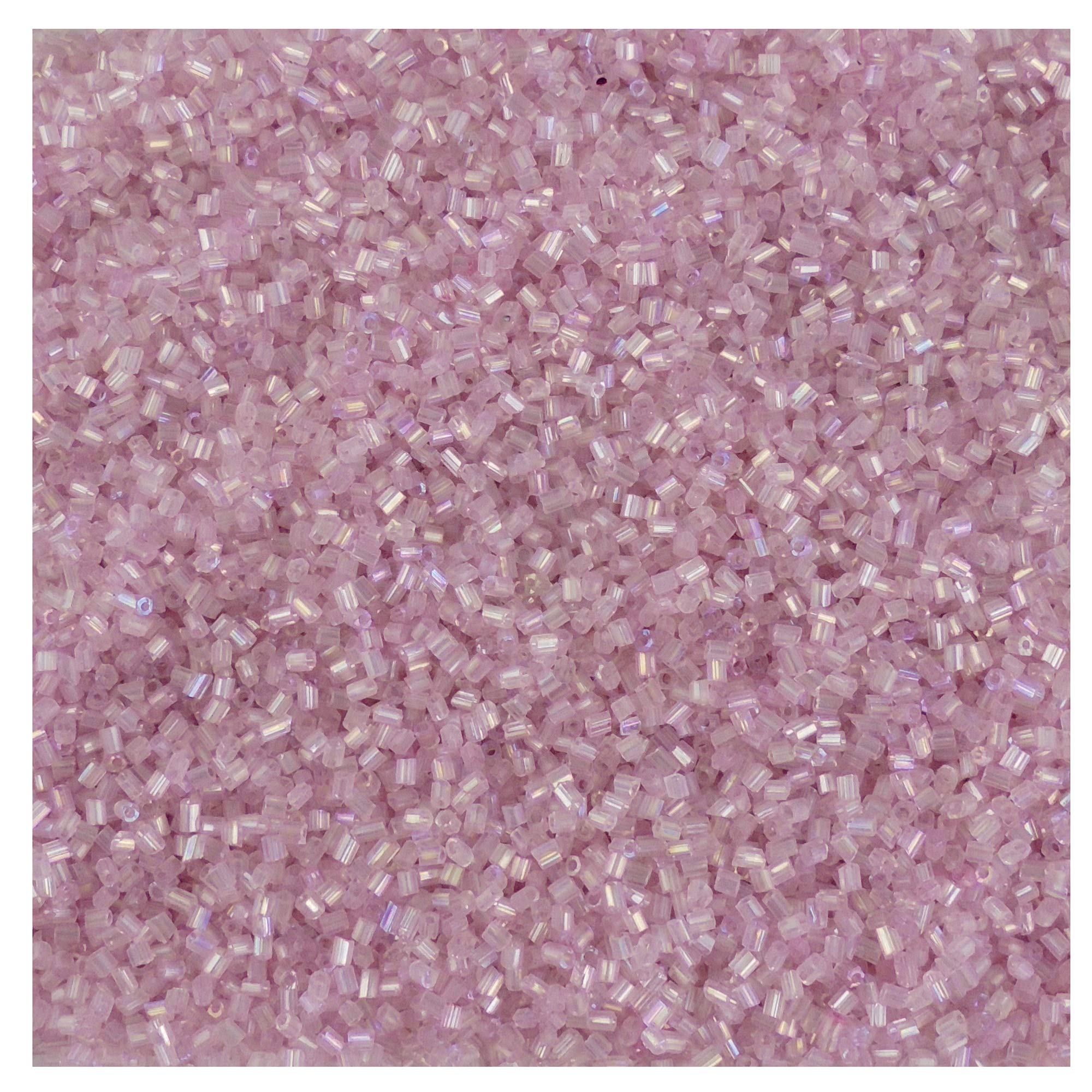eshoppee 200 gm,3mm Light Pink Jewellery Making Seed Beads Cut Beads Cut Dana Art and Craft Making Embroidery Material kit (2, 200 gm)-image-2