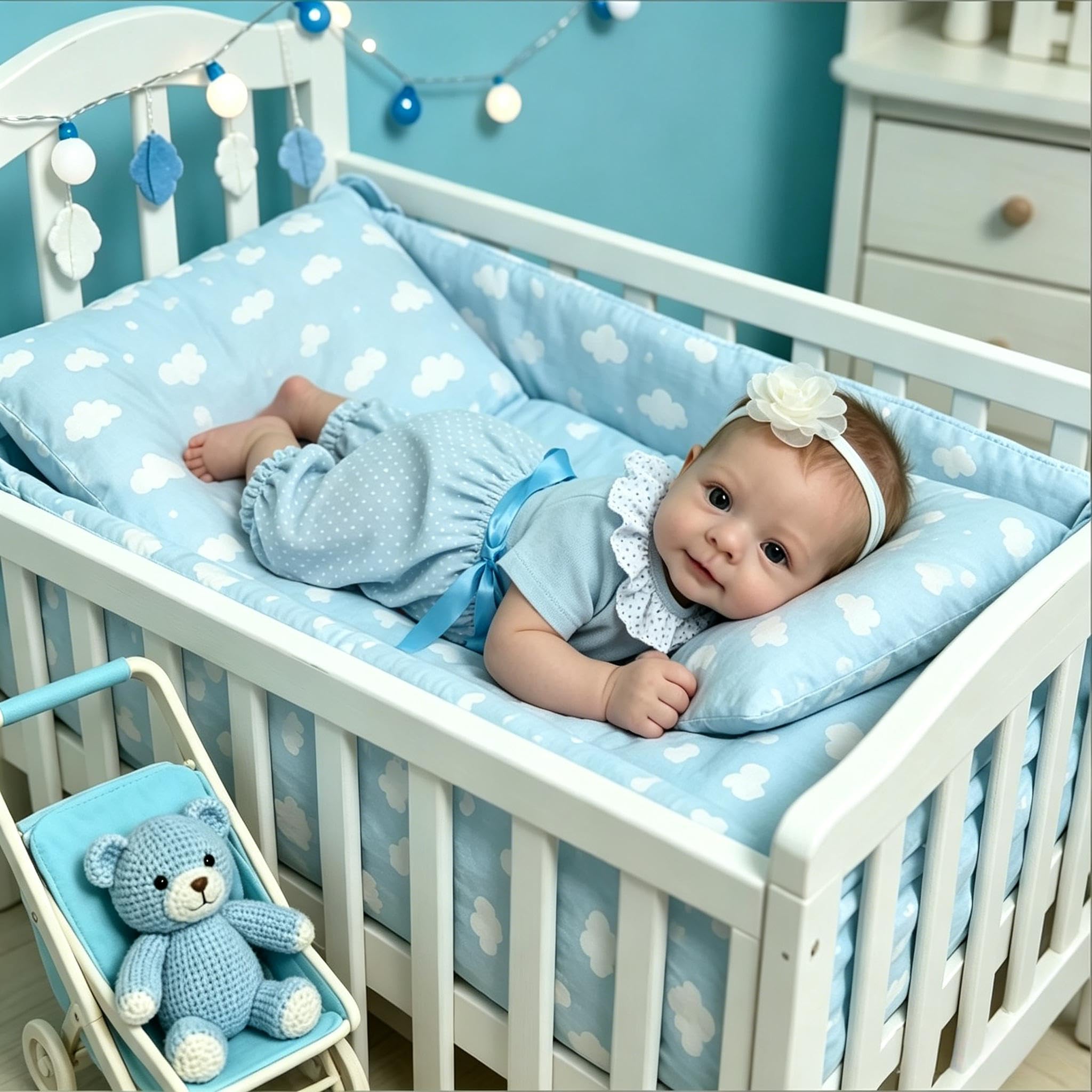 Realistyczne lalki Reborn Baby Dolls silikonowe na całe ciało, 48 cm, realistyczne, noworodek, lalka, prawdziwe życie, Reborn, lalka, miękki, winylowy, silikon, lalka z akcesoriami do zabawek