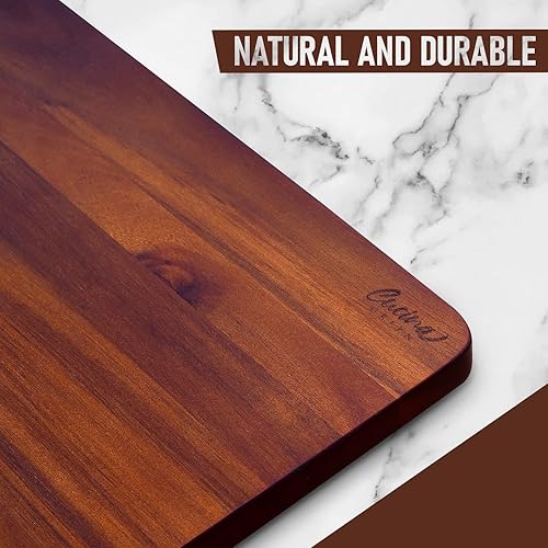 Miniatura 5 de Cucina Green Cubierta para fregadero de cocina para espacio en la encimera - Cubierta para fregadero de madera de acacia natural - Tabla de cortar