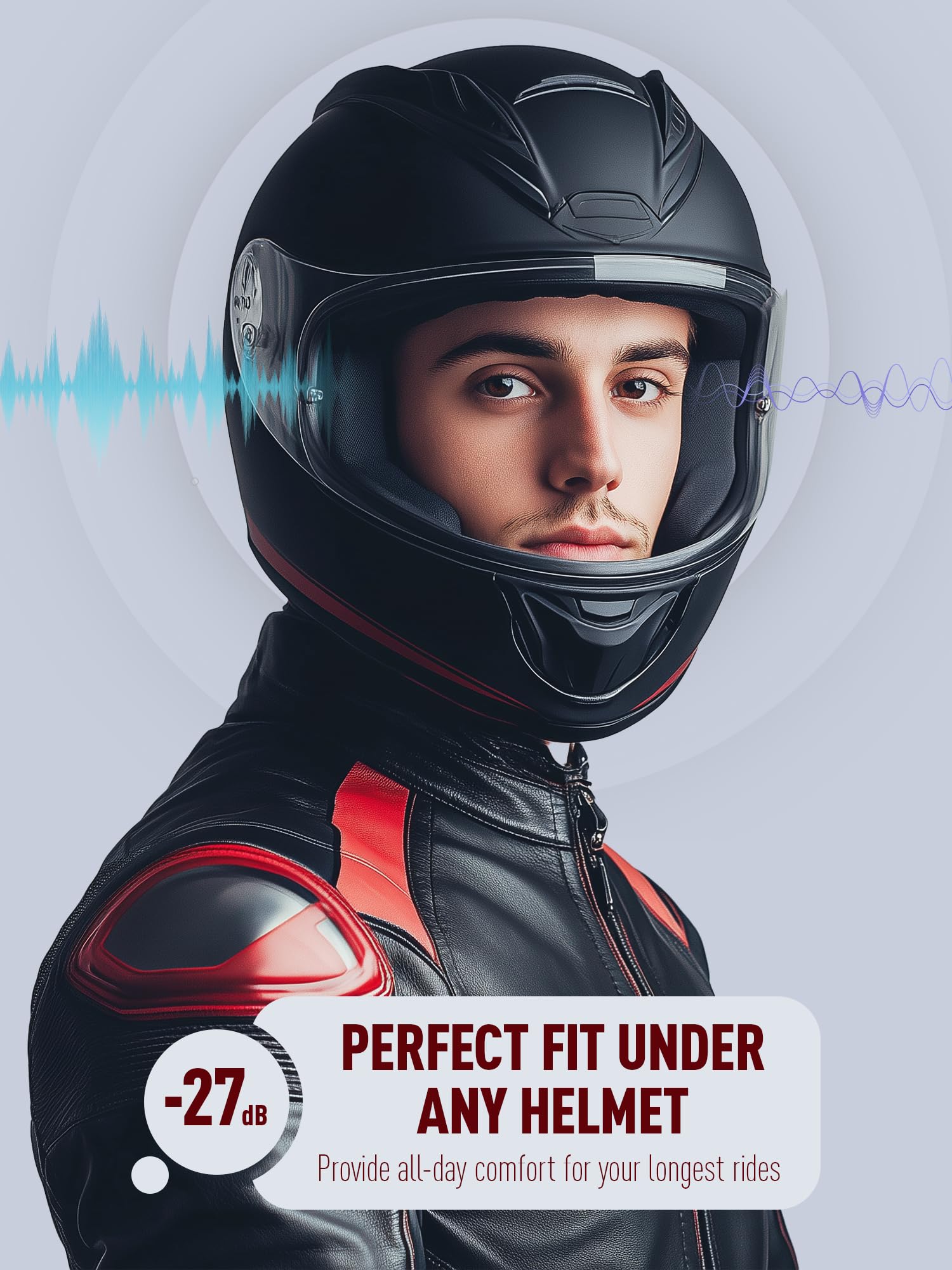 does helmet protect hearing loss on motorcycle Softvox Ear Plugs, Wind Noise Reduction Keep Comms Clear & Comfy Under Helmet, Prevent Damage, Reusable Earplugs for Motorbike, Motorsports, Touring, Racing, Riding sizing-helmet-fullairMIPS Style:Dark Skull Road AGV Horizon Absolute Helmet