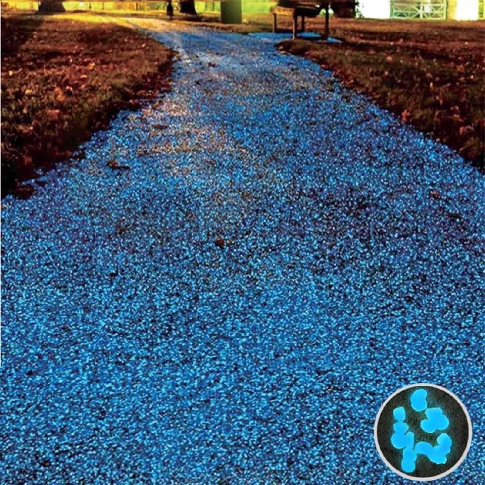 Leuchtsteine 100 Stück leuchtende Kieselsteine ​​für den Garten, Dekosteine ​​für Zuhause, Aquarium, Gartendekoration, leuchtendes Leuchten im Dunkeln, Zubehör for Geschenke (Color : Yellow)