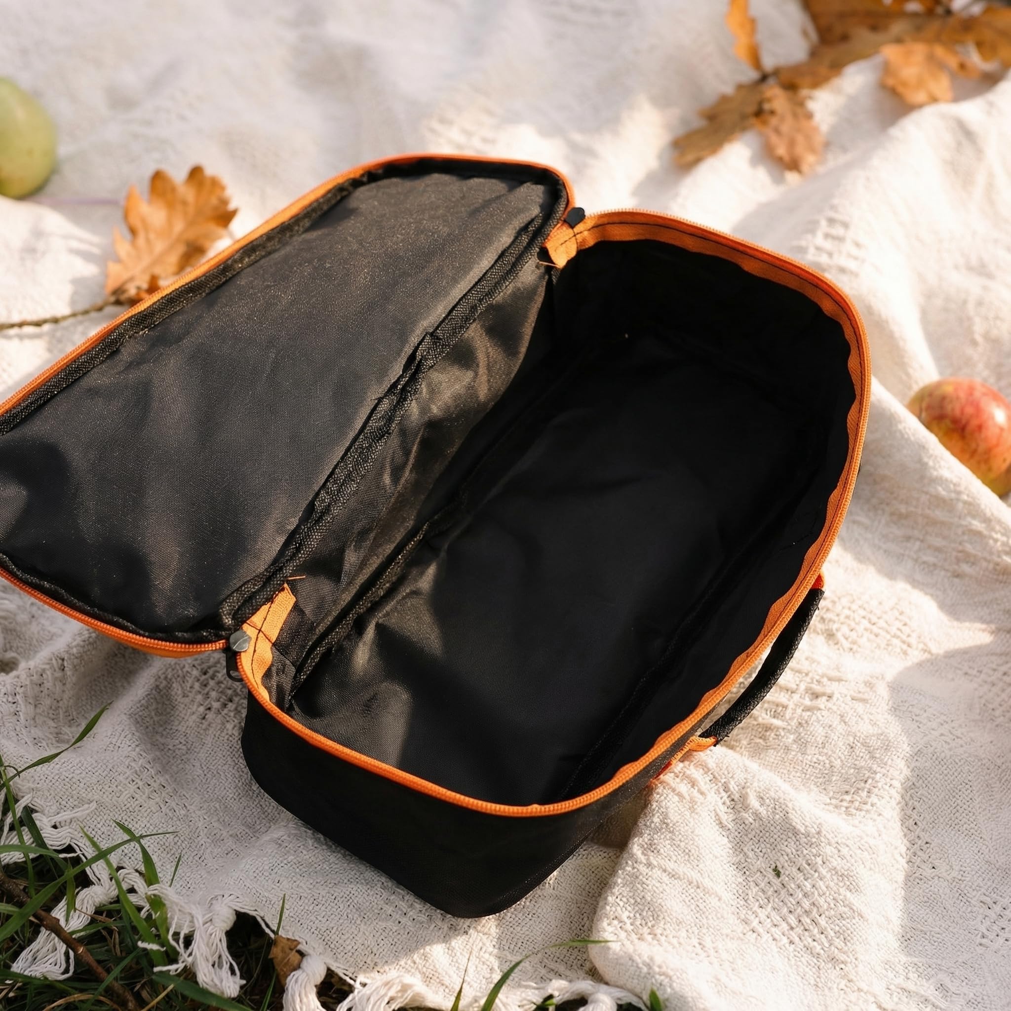 TOYANDONA Bolsa de almacenamiento de herramientas para parrilla al aire libre, soporte para herramientas de barbacoa, organizador portátil de tela Oxford para utensilios de parrilla, accesorio ligero