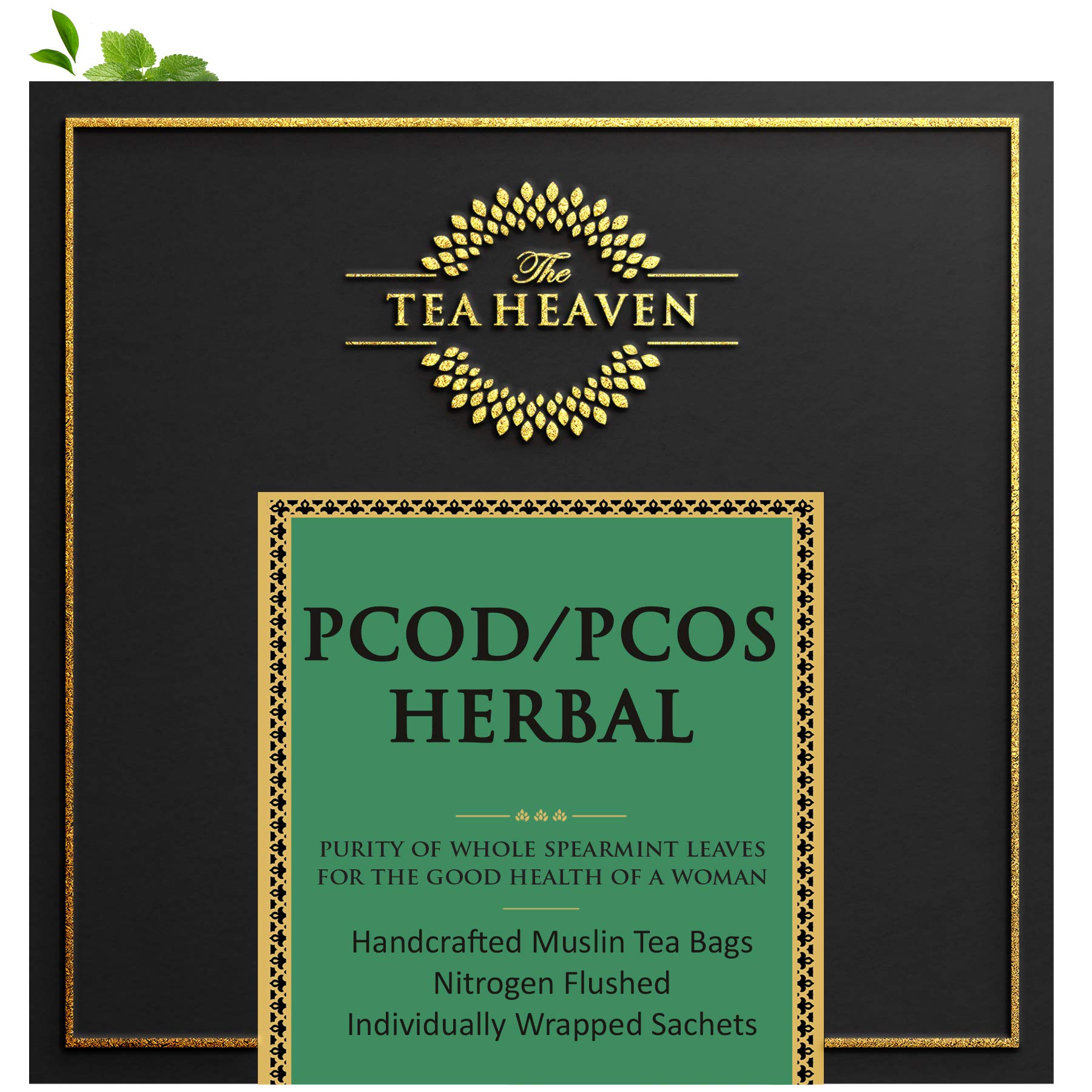 The Tea Heaven | Tea Gift - PCOS/PCOD Relief Herbal Tea-25 Tea Bags- Helps Acne, Unwanted Facial Hair Growth, Hair Loss (B08C4SV3PJ) Amazon Price History, Amazon Price Tracker