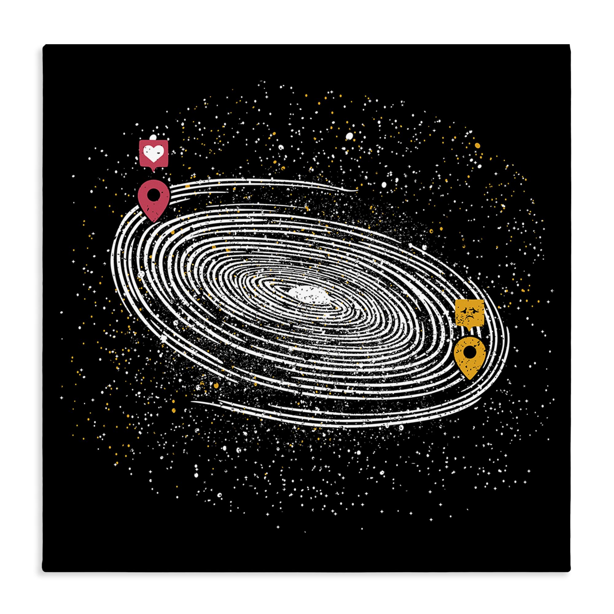 Stupell Industries Unframed 'Love Long Distance'| Canvas Art