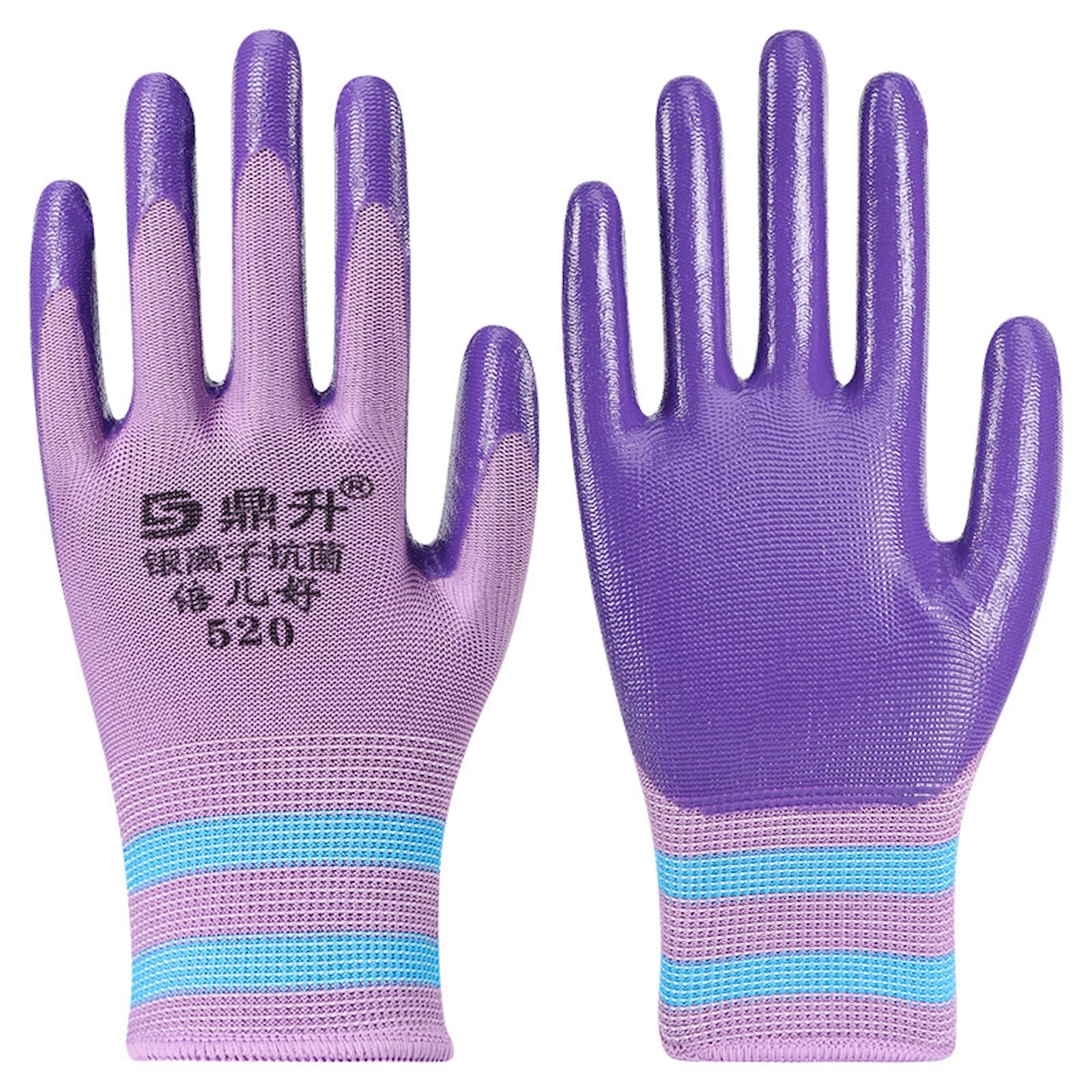 20 par Profesjonalne rękawice ogrodnicze, rękawice ogrodnicze z powłoką z gumy nitrylowej, pracy ochronnej na zewnątrz (Green/Medium Size,20 pairs)