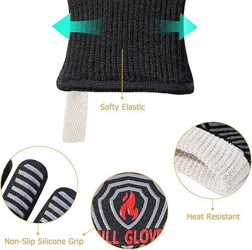 Miniatura 6 de Guantes Quwin para barbacoa