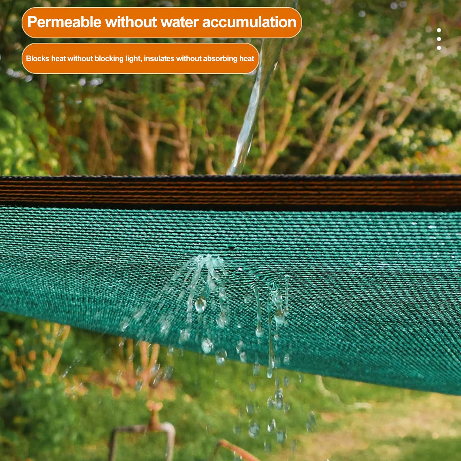 Sun Shade Net,Malla Sombreadora con Ojales,Bloqueador Solar Sombra Paño Ligera y Transpirable,Tasa de Sombreado 90%,Malla de Ocultación para Patio/Azotea/Garden (7x10m)