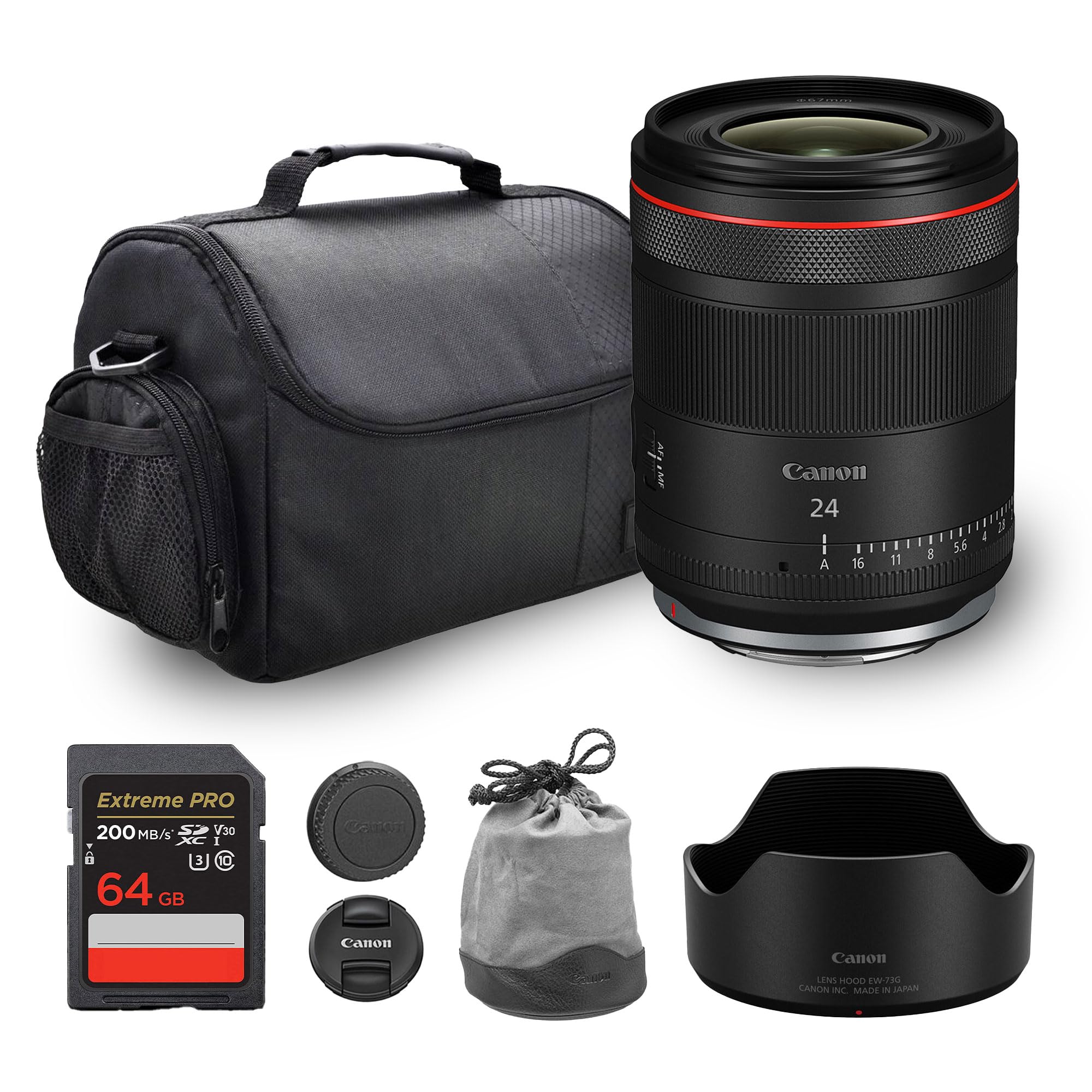 Canon RF 24mm f/1.4 L VCM Lens | L-Series Wide-Angle Prime with Bright f/1.4 Aperture, Nano USM & Weather Sealing | for Landscapes, Street, &