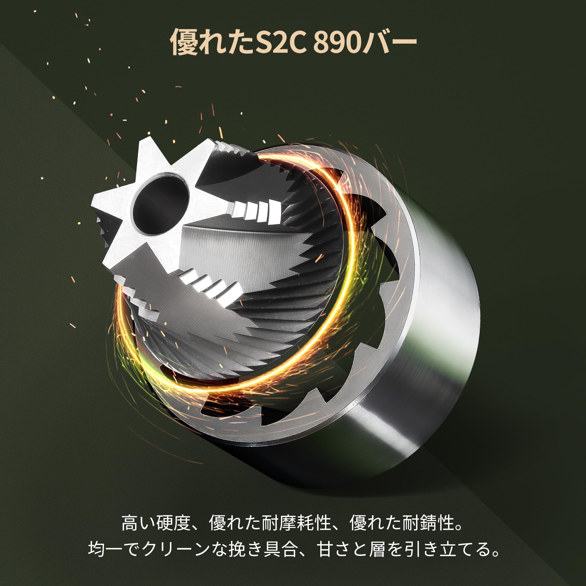 Amazon | TIMEMOREタイムモア S3 コーヒーミル 手挽きコーヒーミル 全  