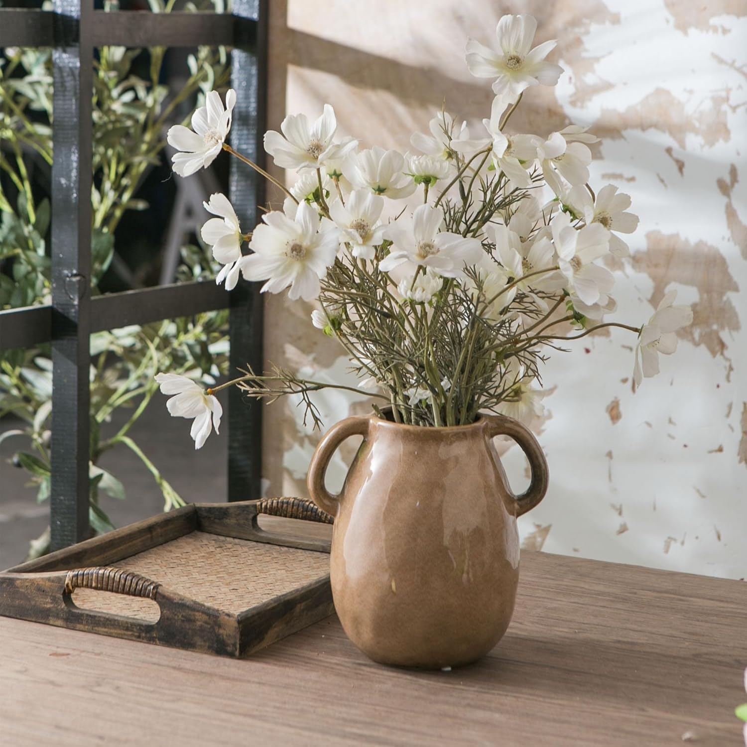 特大 69cm 景徳鎮 美術工芸 飾壺 花瓶 陶磁器 中国美術品 景徳鎮 花瓶