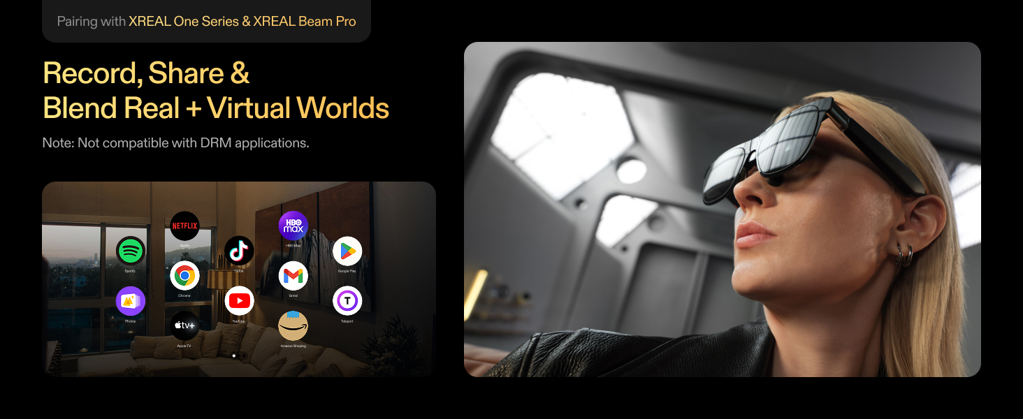 Amazon.com: XREAL Eye, Pairing with XREAL One Series, Experience 