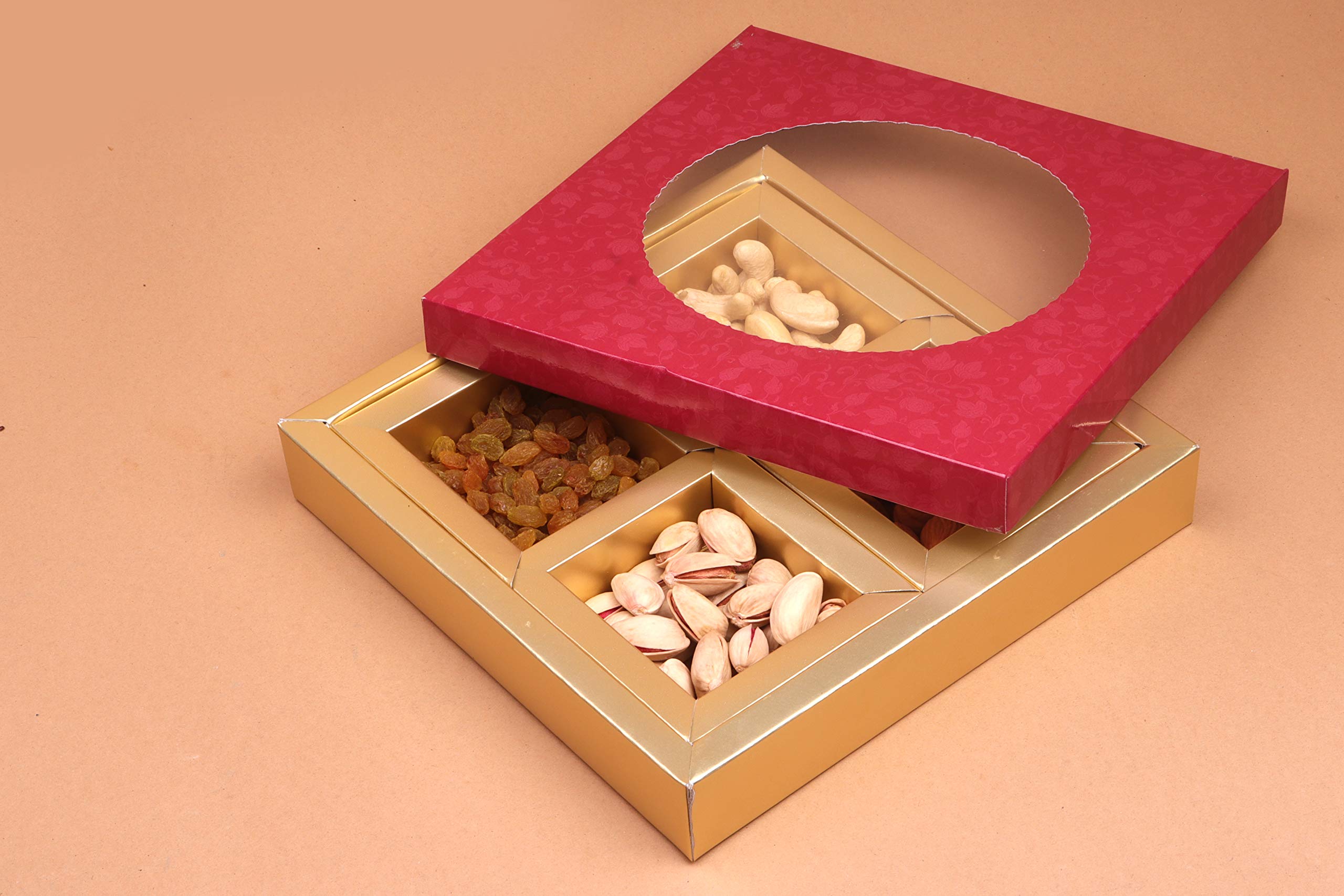 LEEVE DRY FRUITS Fresh Combo Fruit & Nuts Diwali Gift Fancy Box Hamper offer pack 200G Pc03 - Image 2 thumbnail