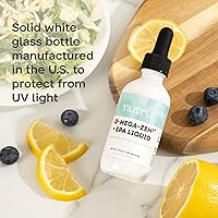 Vista 4 de O-Mega-Zen3 +EPA Vegan Omega 3 DHA EPA Suplemento líquido - Ácidos grasos esenciales de algas Omega3 - 2 onzas líquidas