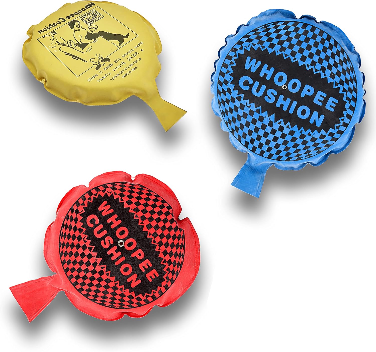 Yoniza 3 Pack Whoopee Cushion Set Funny Woopie Cushion Toy