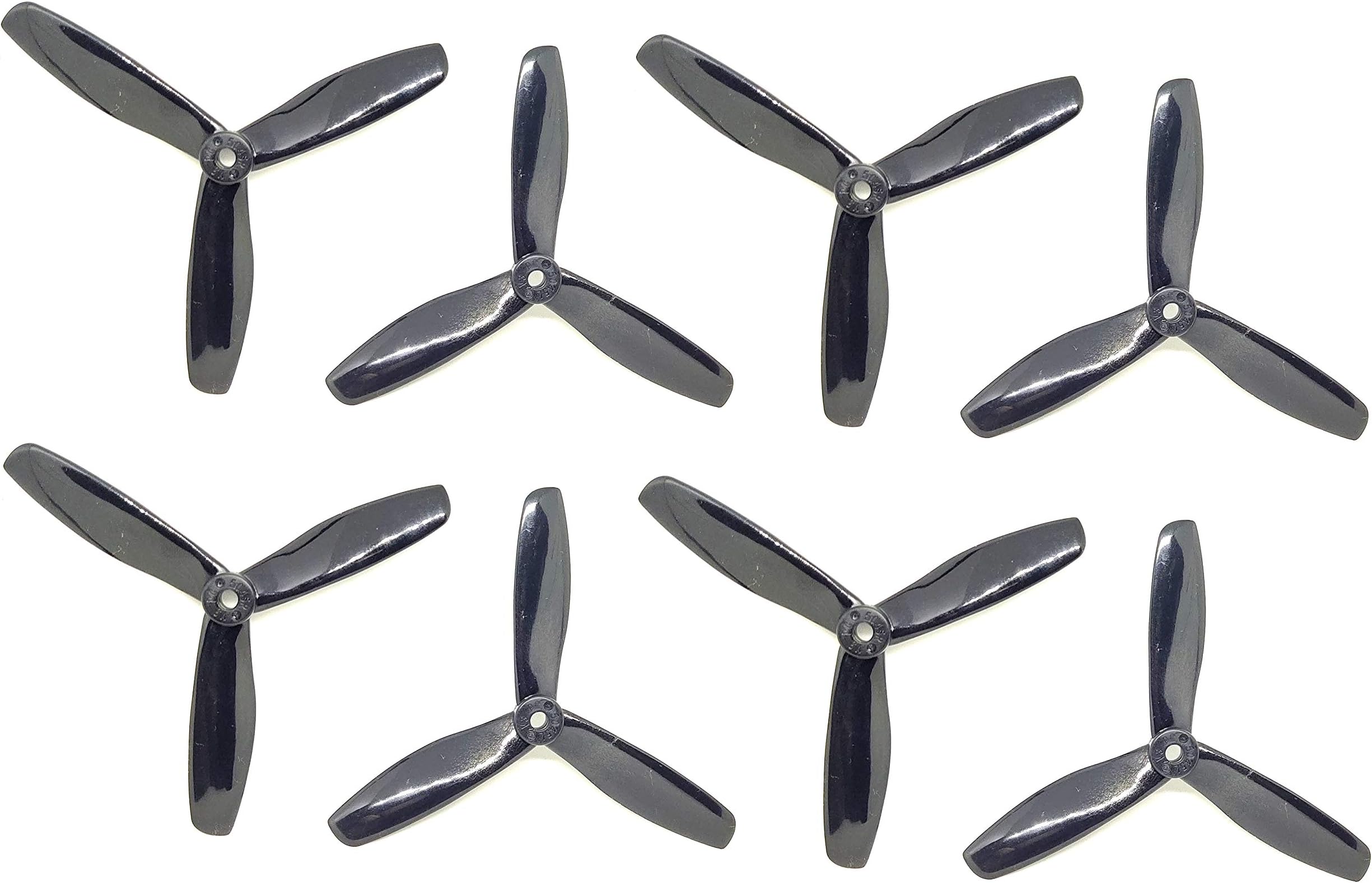 INVENTO 4 Pair 5 inch Long 5045 CW/CCW 3 Blade Propeller Prop for RC Multi Quadcopter Helicopter UAV QAV250 DIY