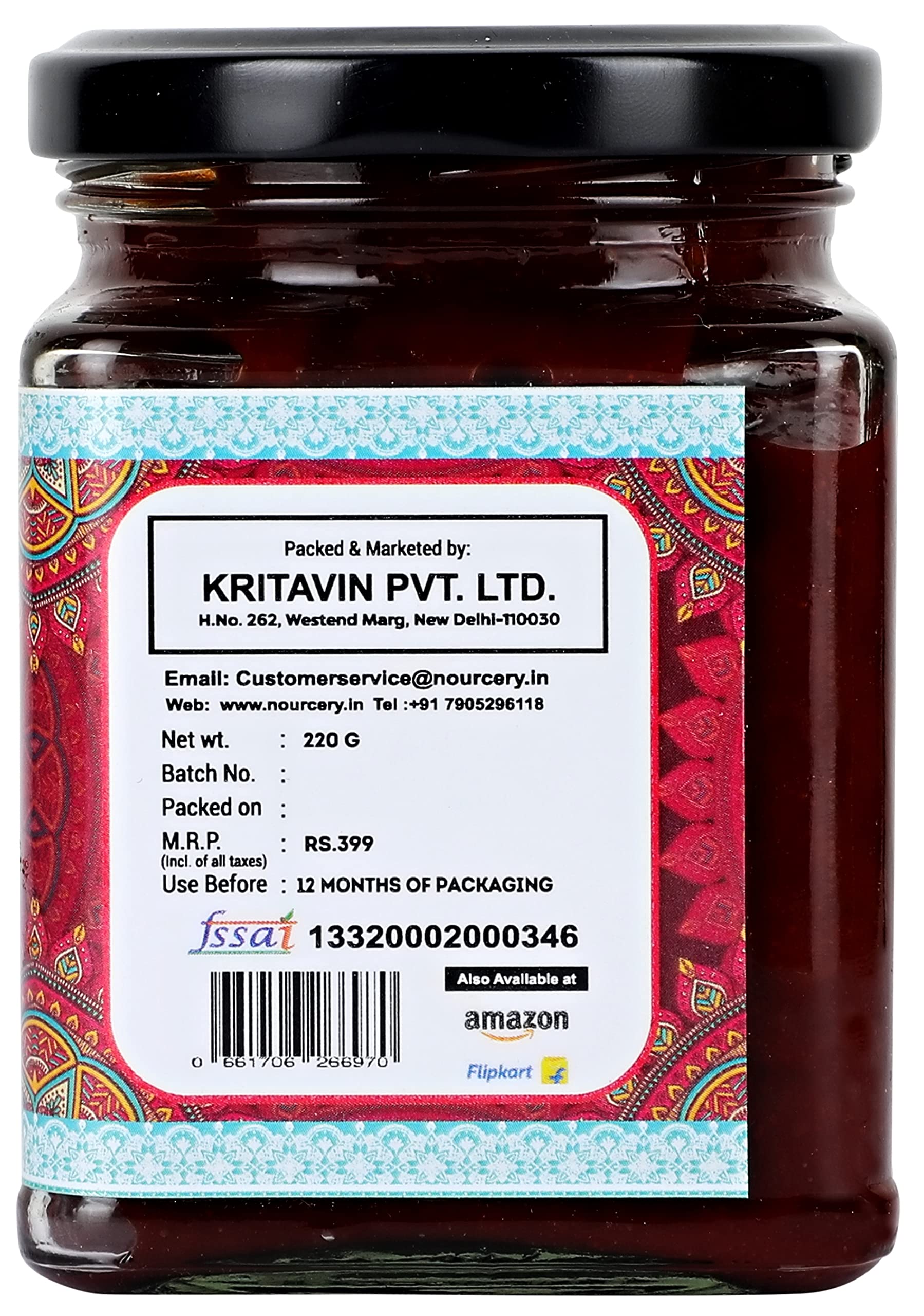 Buy Nourcery Korean Classic Gochujang Hot Chilli Paste, 220g (FERMENTED