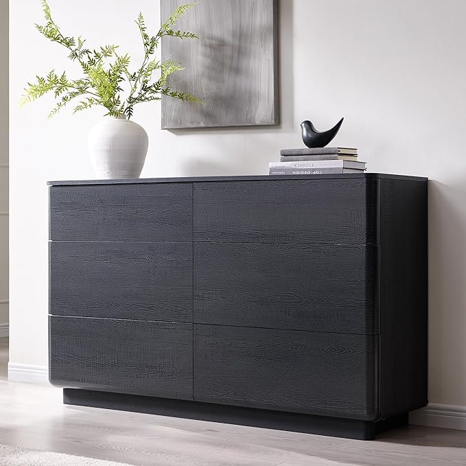 Amazon.com: ACCOHOHO Modern 6 Drawer Dresser for Bedroom, 52" Wide ...