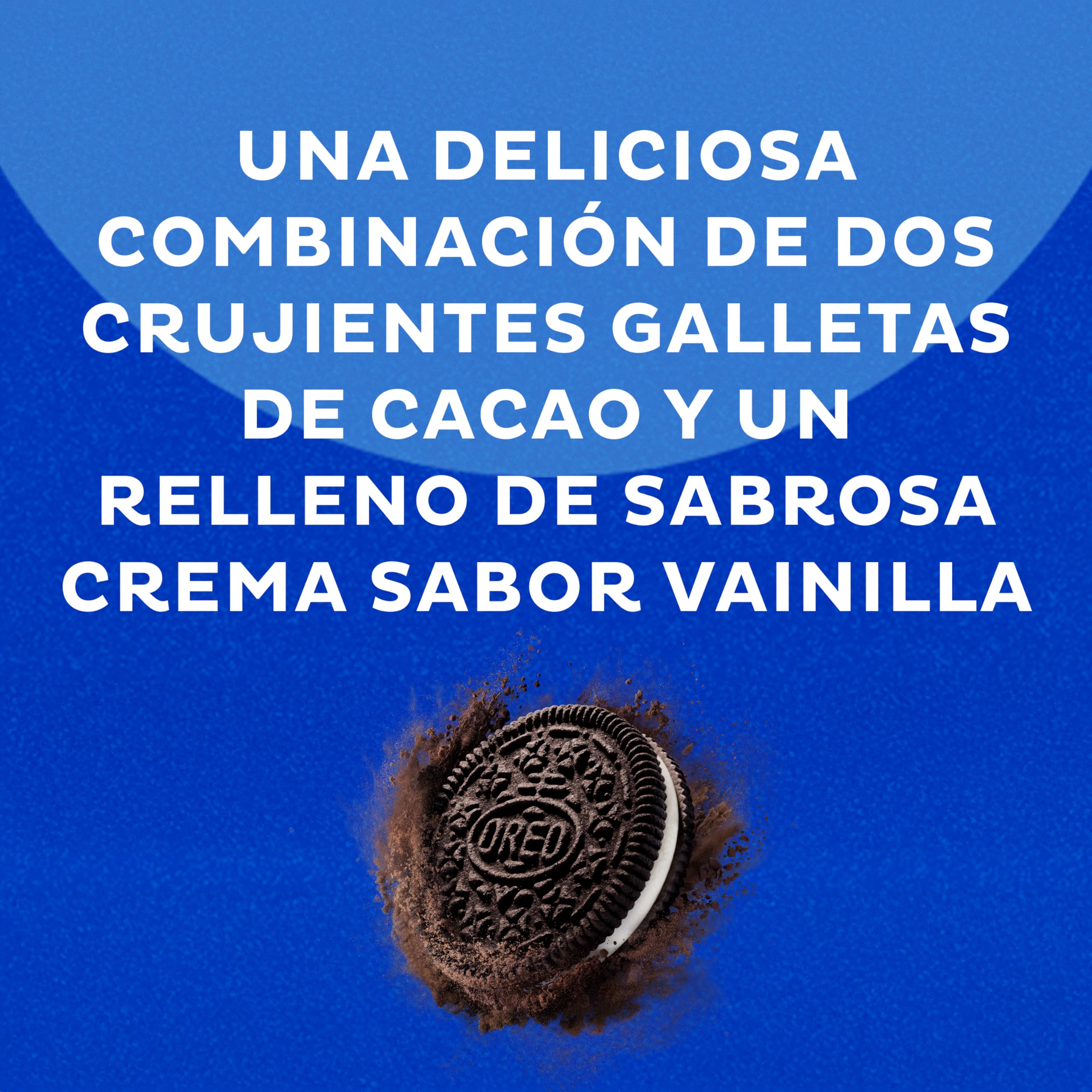 Oreo Galletas de Chocolate Rellenas de Crema Sabor Vainilla, 20 x 66g