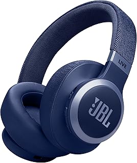 JBL Live 770 NC Wireless Over-Ear Headphones with Bluetooth Technology and Adaptive Noise Cancelling, Up to 65 Hours Playt…