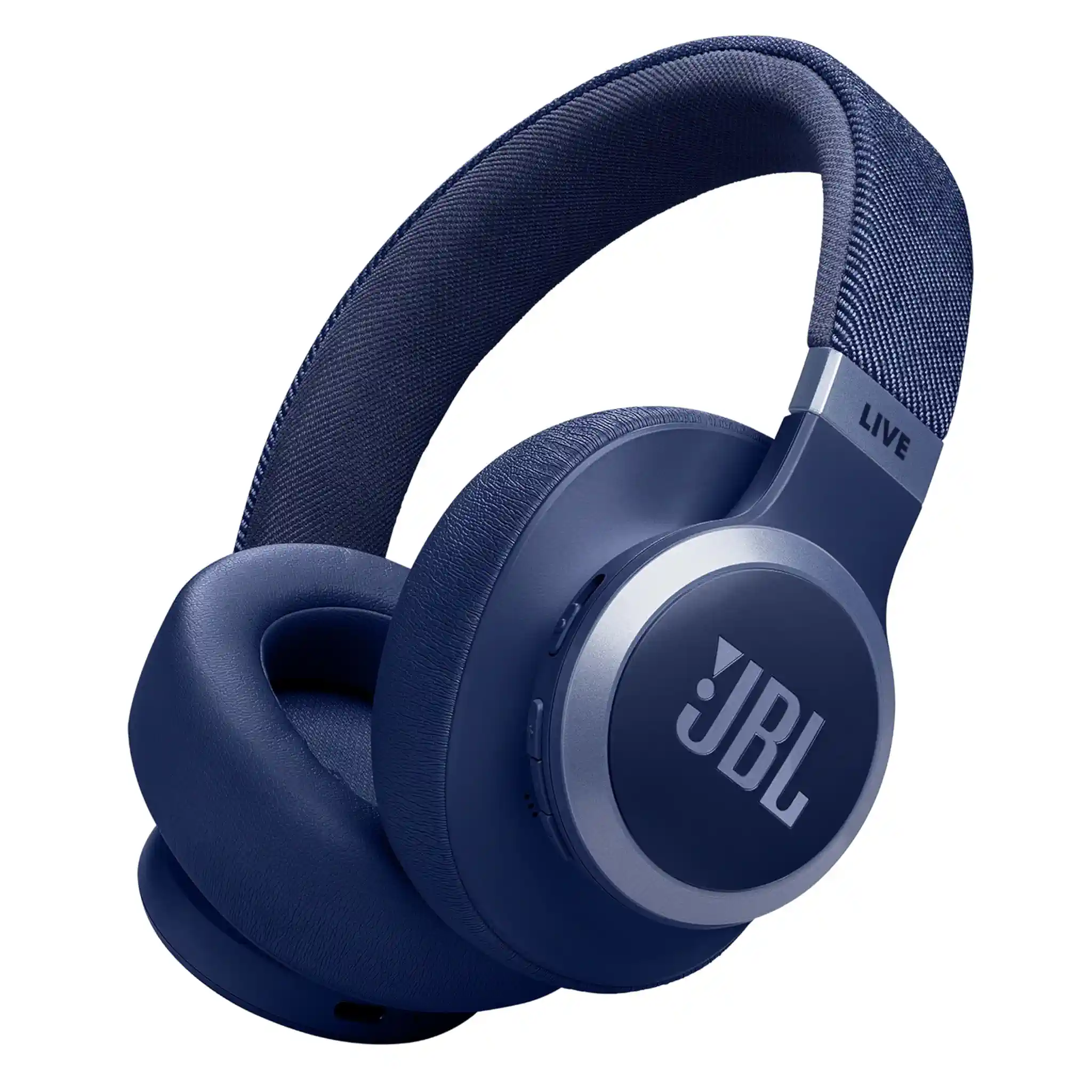 JBL Live 770 NC – Bluetooth Over-Ear-Kopfhörer mit adaptivem Noise-Cancelling – Kabellose Ohrhörer mit JBL Signature Sound und Sprachassistent – Langer Musikgenuss für bis zu 65 Stunden – In Blau